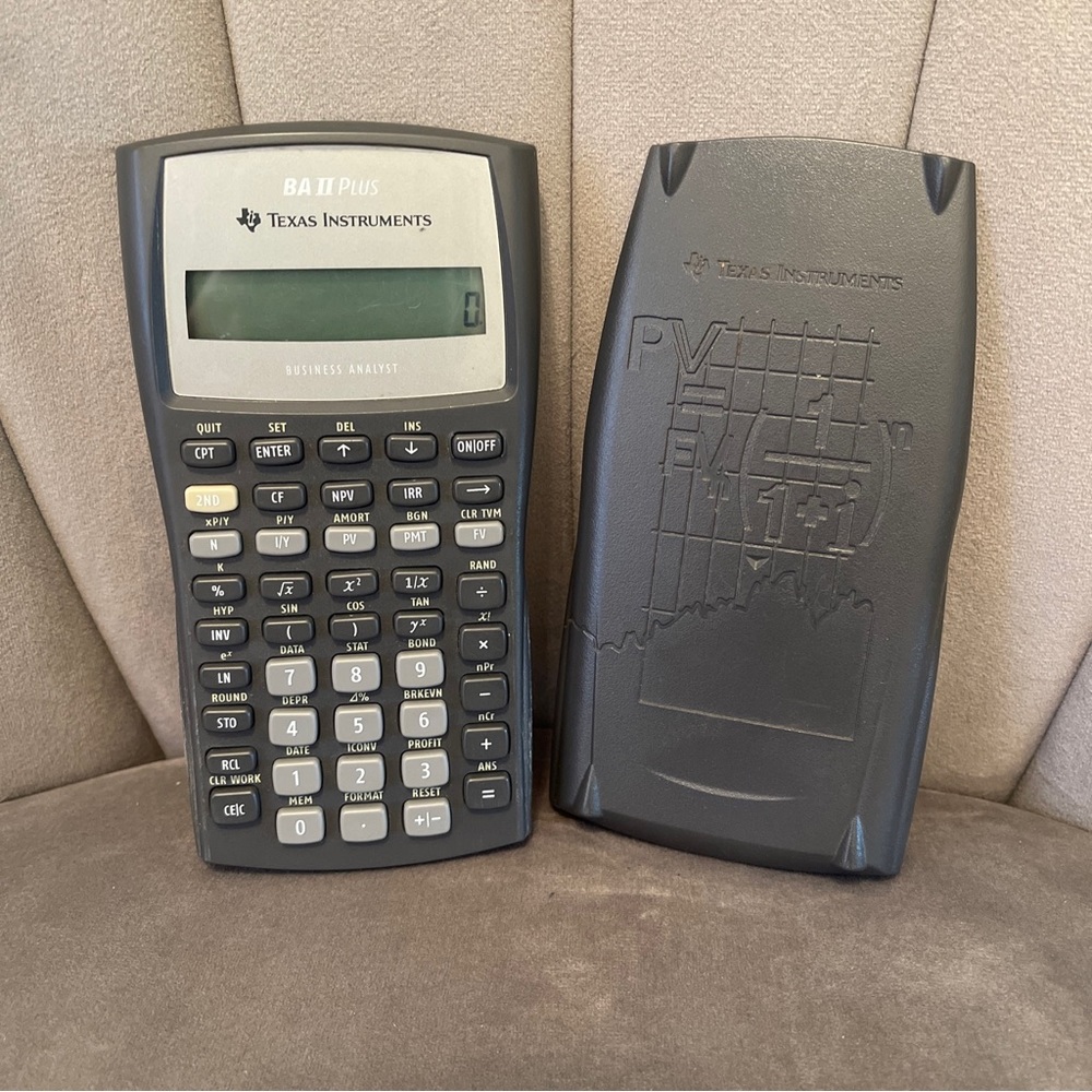 Texas Instruments BA II Plus : Business Analyst Calculator - Tested &New Battery